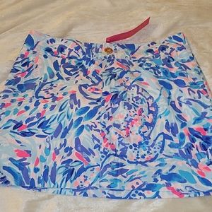NWT Lilly Pulitzer Nicki Skort Party Wave